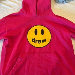 HOT PINK JUSTIN BEIBER DREW HOUSE COTTON HOODIE SIZE SMALL PERFECT CONDITION